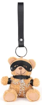Ours Peluche Porte-Clés BEARI CHAIN Noir