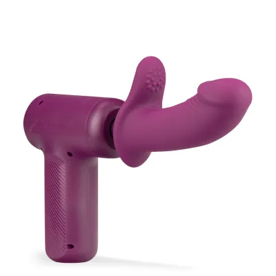 Vibromasseur rabbit surpuissant à poignée Houston