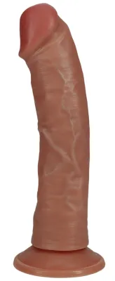 Gode vibrant réaliste LITTLE CURVED RealRock 15.5 x 3.7 cm Latino