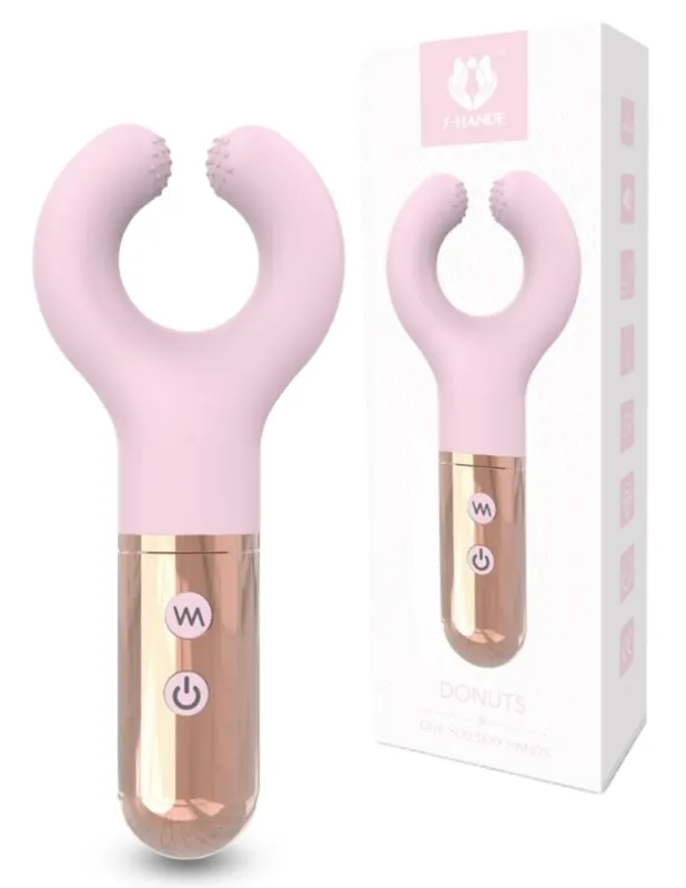 Stimulateur de clitoris DONUTS 15cm Rose