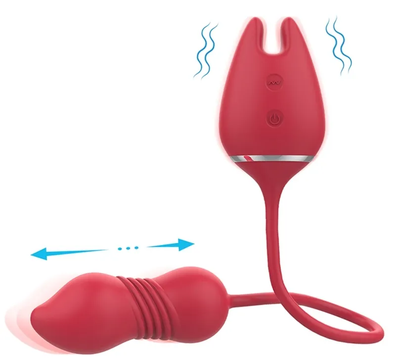 Stimulateur de clitoris et Oeuf WONDER LADY 9 Vibrations