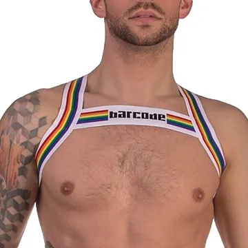 Harnais élastique RAINBOW Blanc