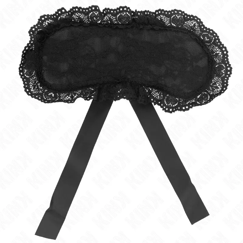 Masque pour les yeux en dentelle noir - Kink