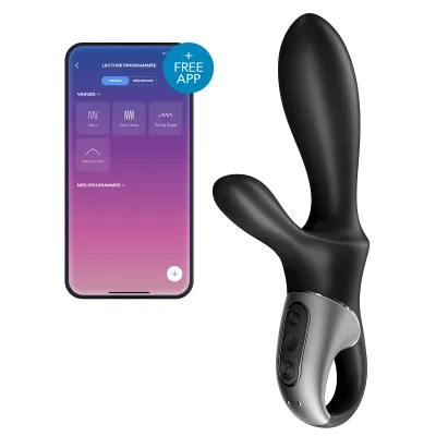Stimulateur vibrant connecté HEAT CLIMAX + Satisfyer 11 x 3.5cm