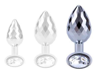 Plug Bijou DISCO DIAMOND L 8.5 x 3.8 cm