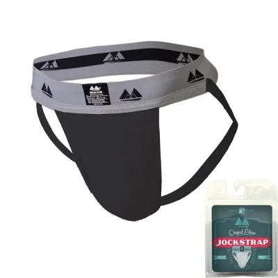 MM Edition Jockstrap Jockstrap Original Waist 2 Band Noir