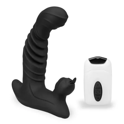 Stimulateur clitoris gode va-et-vient vibrant 20 modes