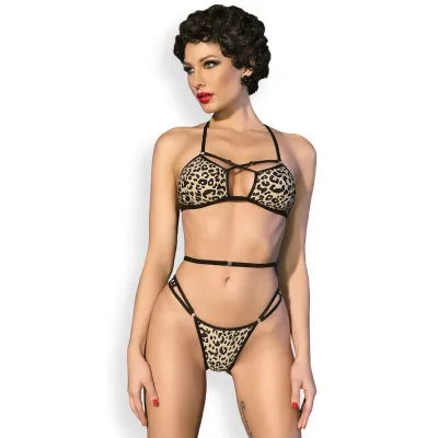 Bikini Léopard Réglable CR 4497 S/M - Chilirose