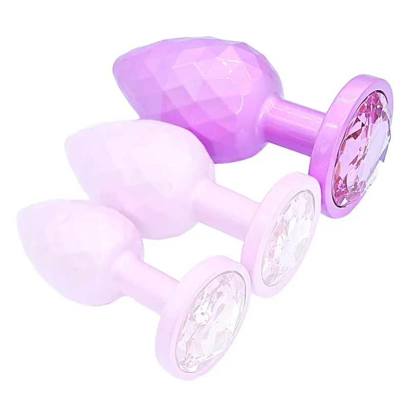 Plug Bijou IKONIK DIAMOND L 8 x 4 cm Rose