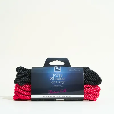 Cordes bondage 50 Nuances de Grey - 2x 5 mètres