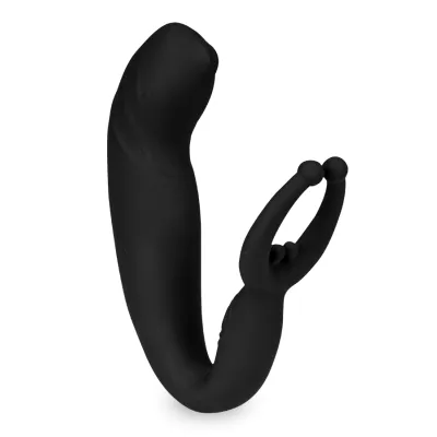 Vibromasseur anal Stimulateur de prostate et zone intime masculine vibrant Demon - Noir