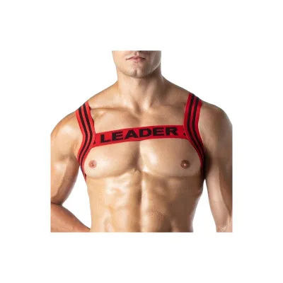 Harnais élastique LOADED Noir-Rouge