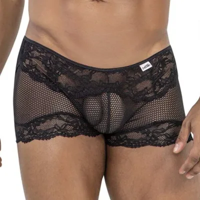 CandyMan Boxer Dentelle HYMEN Noir