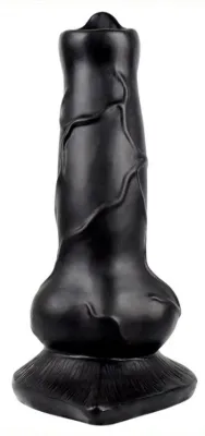 Gode DOG COCK 12 x 4cm Noir