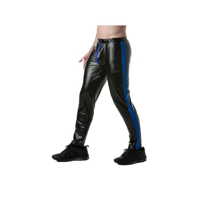 Pantalon avec Zip BRUT Noir-Bleu