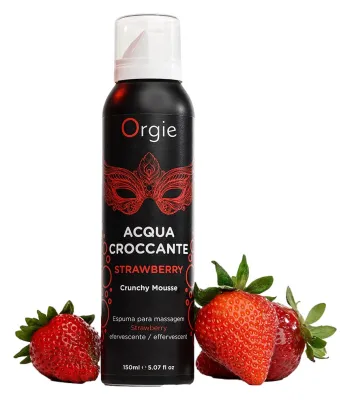 Mousse de massage Fraise ACQUA CROCCANTE 150 mL