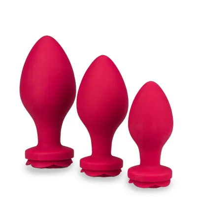 Lot de 3 plugs en silicone Forever