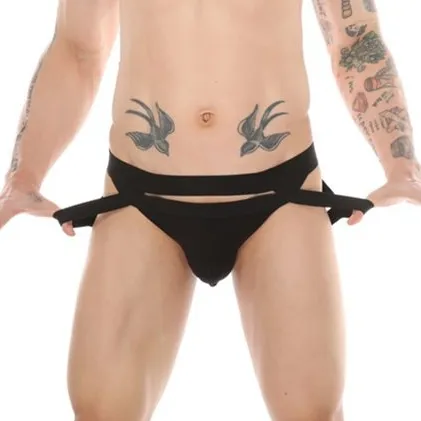 MenSexyWear Jockstrap MARIO Noir