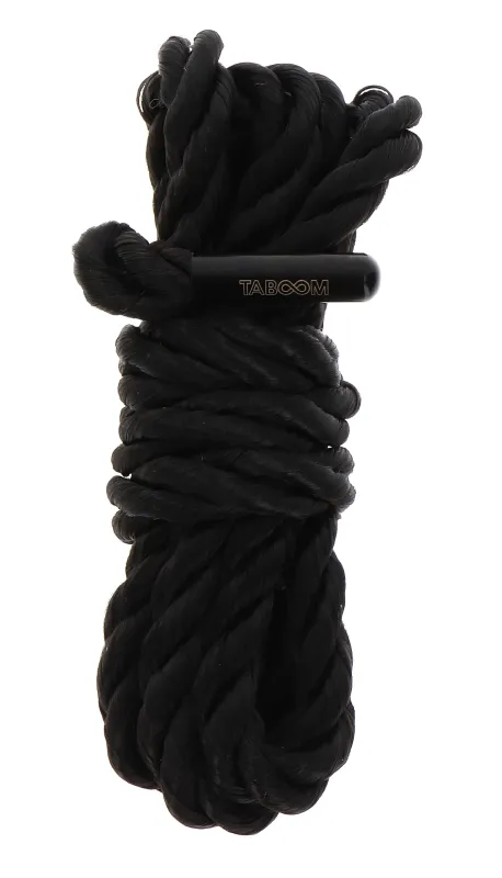 Corde de Bondage TABOOM 1m50 - Épaisseur 7mm Noire