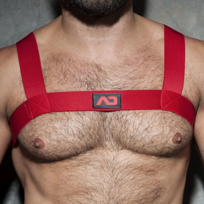 AD Fetish Harnais Élastique AD FETISH Basic Rouge