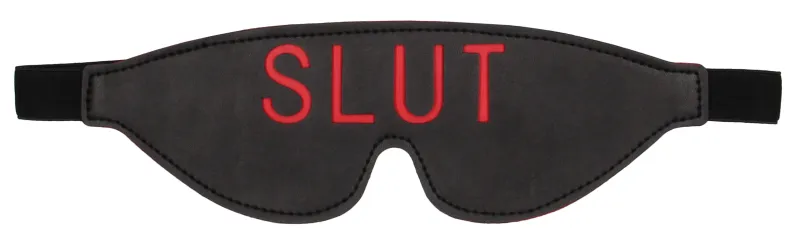 Masque en simili SLUT Noir