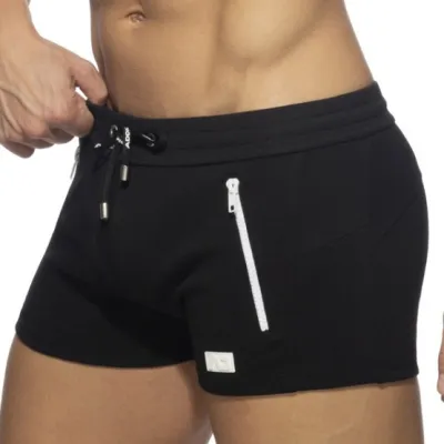 Addicted Short DOUBLE ZIP Noir