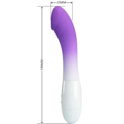 Vibromasseur Elemental Point G 30 Vibrations Violet - Pretty Love