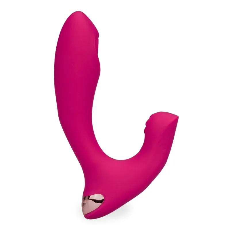 Vibromasseur anal Stimulateur de prostate vibrant et percuteur Guardian Angel - Fuchsia