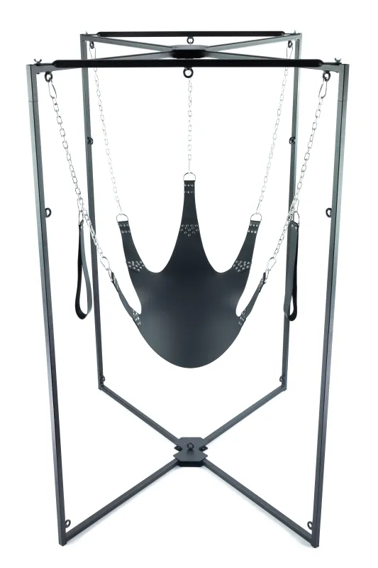 Kit Sling Cuir 5 Points Noir Armature Noire