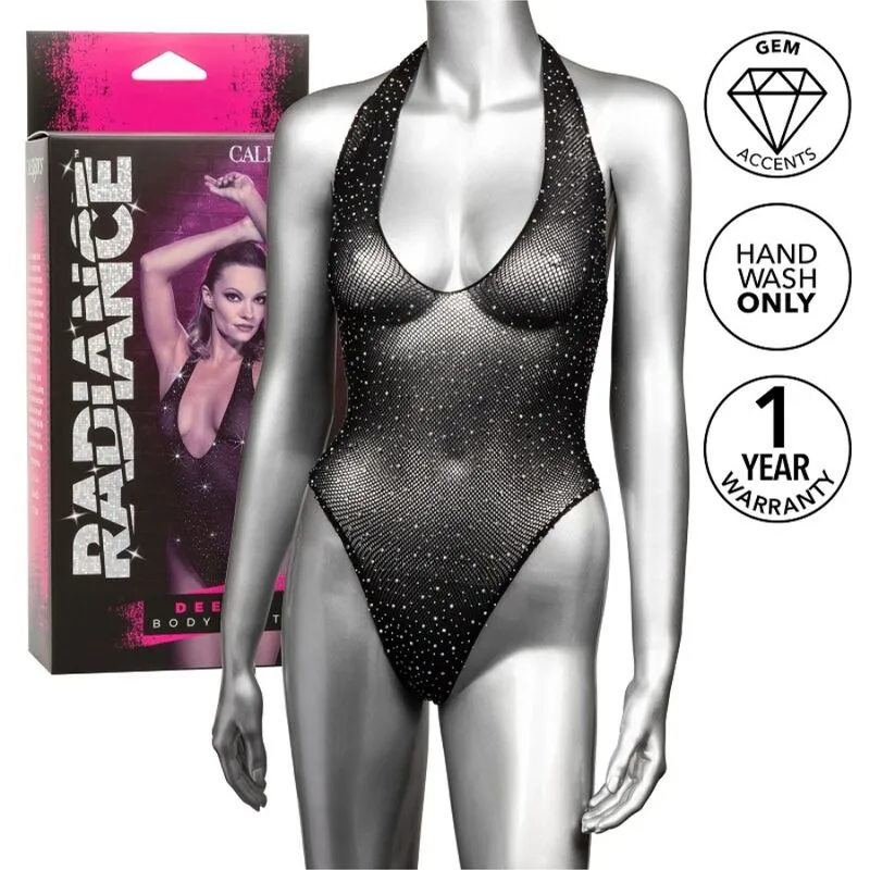 Body Lingerie Radiance Deep V à Strass - CalExotics