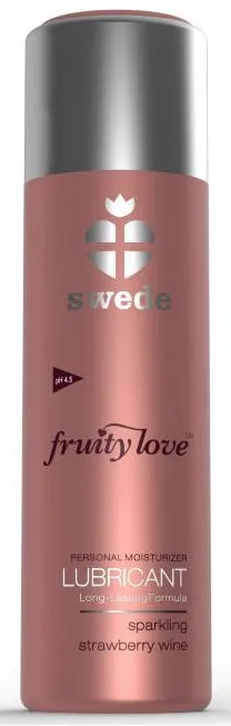Lubrifiant Aromatisé FRUITY LOVE Vin de fraise pétillant 100 ml
