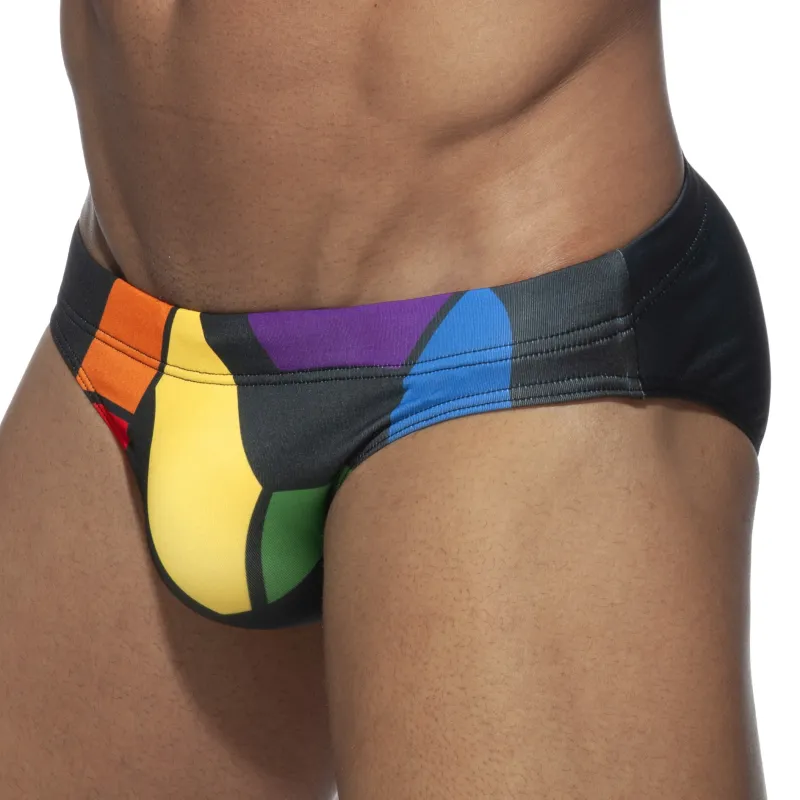 Slip de bain AD PRIDE noir