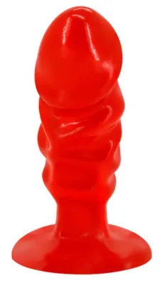 Plug BUTT DICK 10 x 3.5cm Rouge