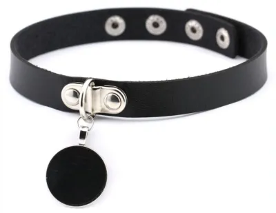 Ras de cou ROUND MOON Noir