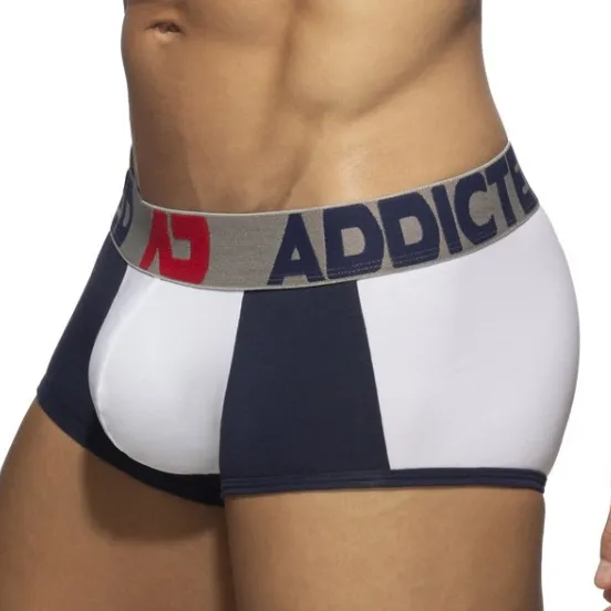 Addicted Boxer TREY Blanc-Marine