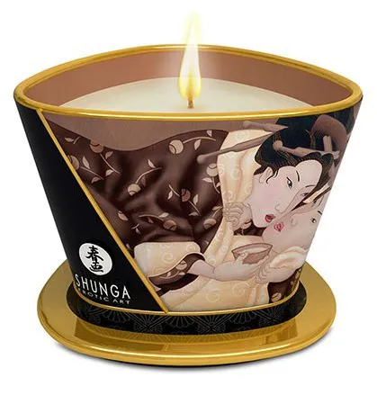 Chandelle à massage EXCITATION Chocolat enivrant 170mL