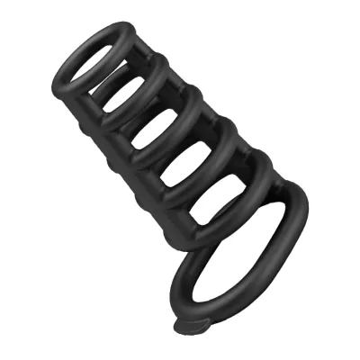Gaine de pénis avec Anneaux Silicone RODRIGO 10 x 5cm