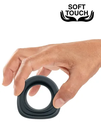 Anneau pénien en silicone TRAPEZE 25mm