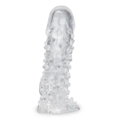 Gaine crystal à picots pour pénis