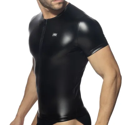 T-shirt ZIP FETISH Noir
