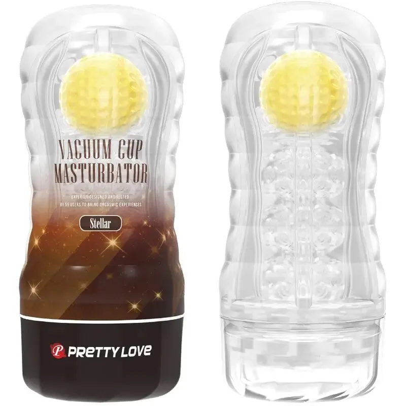 Masturbateur Masculin Stellar à Billes Roulantes - Pretty Love
