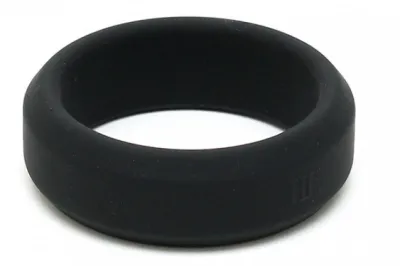 Anneau pénien en silicone SOFT RING 18mm Noir