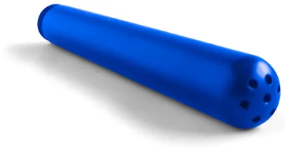 Embout de lavement en Acier Inoxydable METALCOLORS 15 x 2cm Bleu