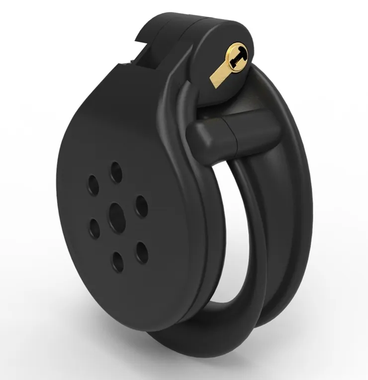 Cage de chasteté FLAT ZONE 2.5cm Noire