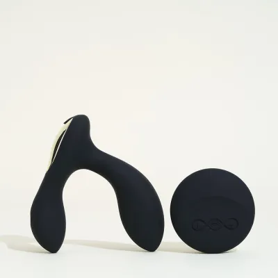 Stimulateur prostatique Hugo 2 Remote de Lelo - 10,4 cm Noir