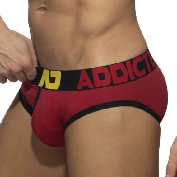 Addicted Slip OPEN FLY Rouge-Noir