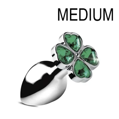Plug bijou LUCKY GEM Trèfle 7.5 x 3.2 cm