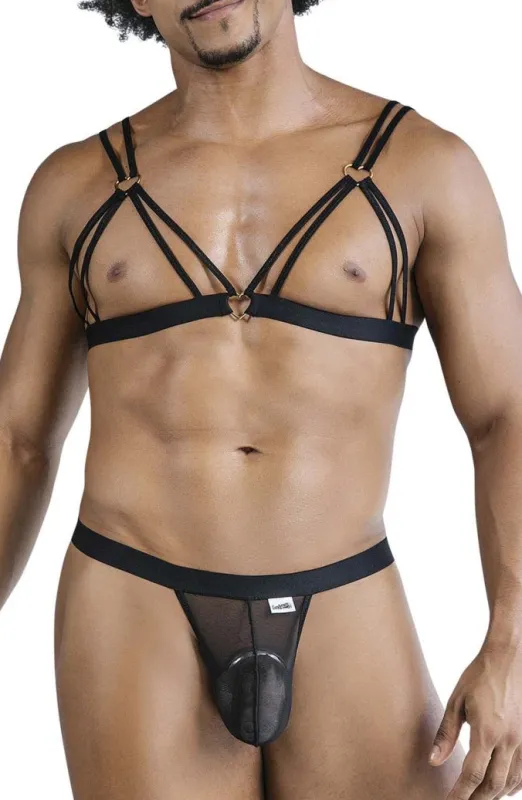 String et Bra IZOR Noir