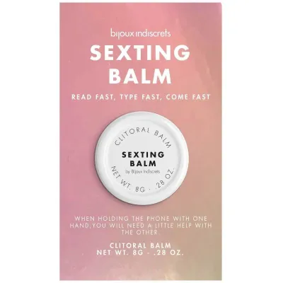 Baume clitoridien chauffant Sexting Balm gingembre - Bijoux Indiscrets