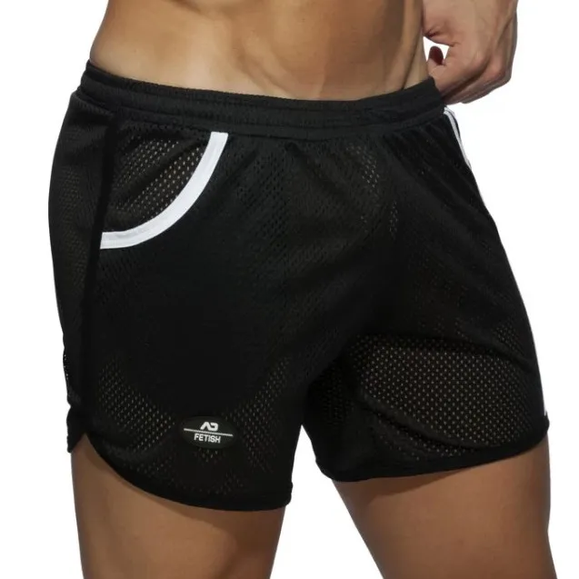 AD Fetish Short POCKET LONG ROCKY Noir-Blanc